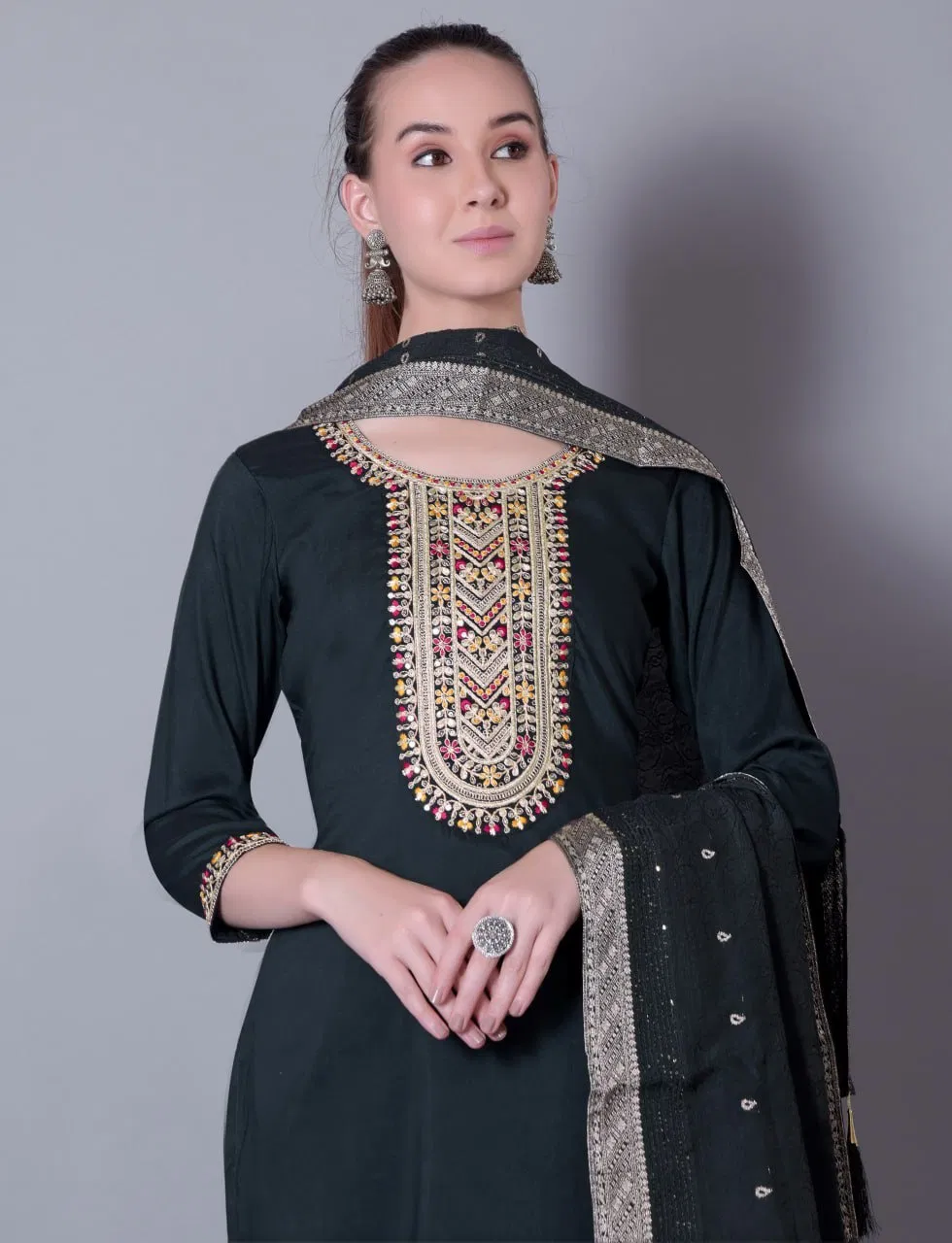 Shayari By Nsf Silk Top & Bottom Dupatta Set Wholesale Suppliers In Mumbai